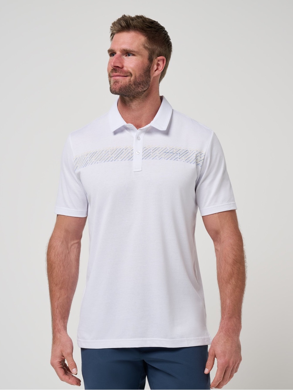 Men’s Travis Matthew “Landline” Short Sleeve Golf Polo Shirt•Large